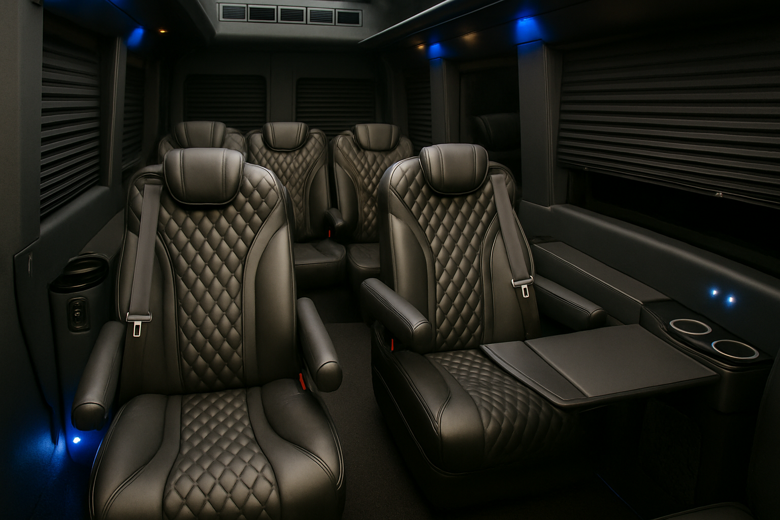 8 Passenger Executive Sprinter Interior